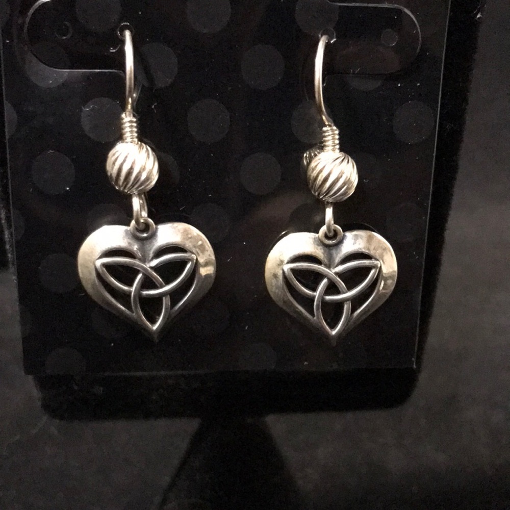 Earrings - sterling silver-Celtic